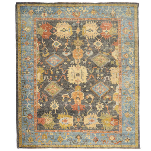 Capel Tapestry 1242-400 Sapphire Multi Rug