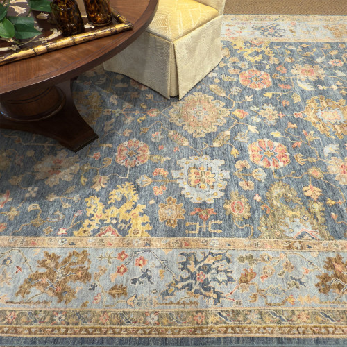 Capel Tapestry 1242-450 Seraph Blue Rug