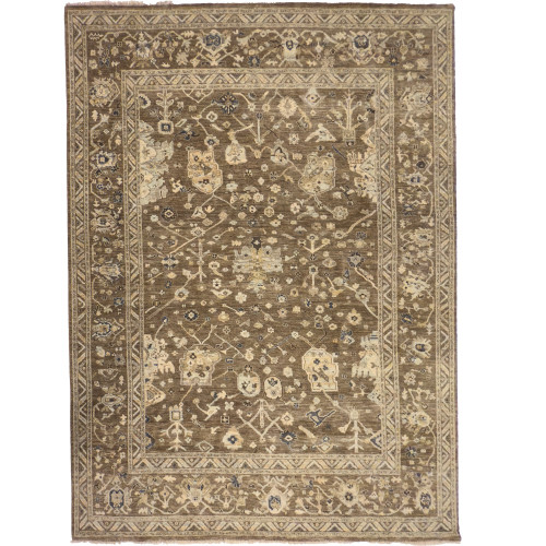 Capel Tapestry 1242-770 Walnut Rug