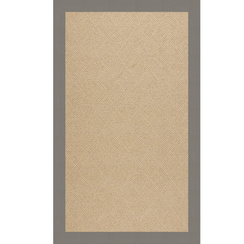 Capel Zoe-Cane Wicker 1990-355 Canvas Charcoal Rug