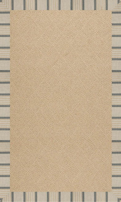 Capel Zoe-Cane Wicker 1990-755 Cove Pebble Rug