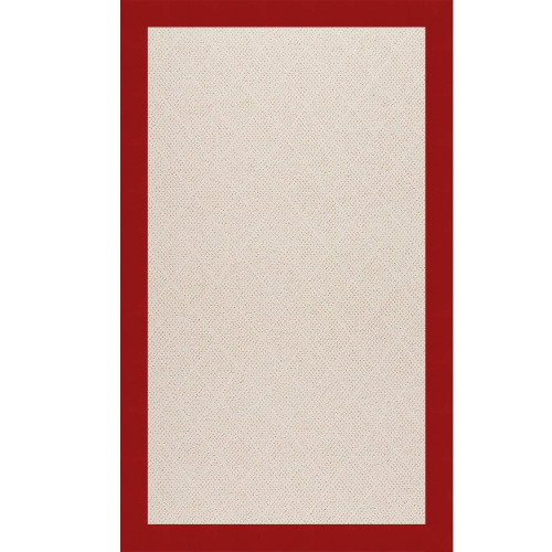 Capel Zoe-White Wicker 1993-527 Canvas Jockey Red Rug