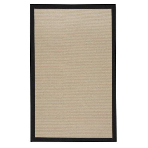 Capel Zoe-Beach Sisal 2009-314 Canvas Black Rug