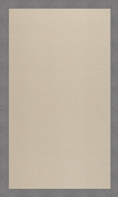 Capel Zoe-Beach Sisal 2009-372 Canvas Slate Rug