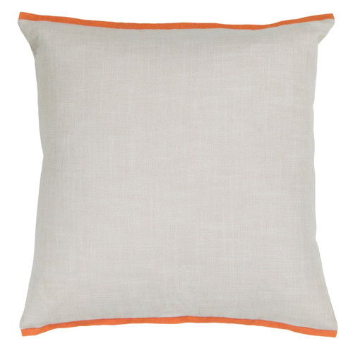 Chandra CUS-28023 White Orange Pillow