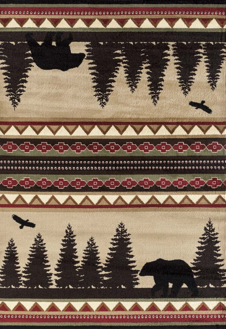 United Weavers Woodside 712-30426 Bear Stride Beige Rug