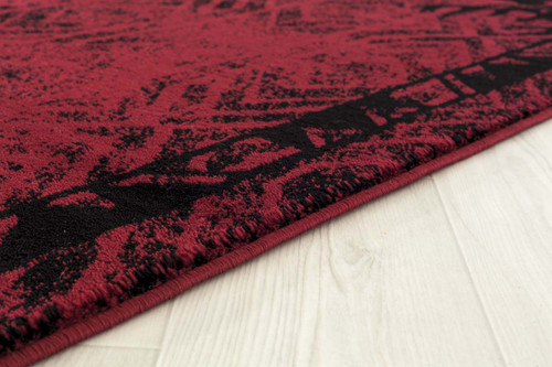 United Weavers Woodside 712-30930 Deer Gaze Red Rug