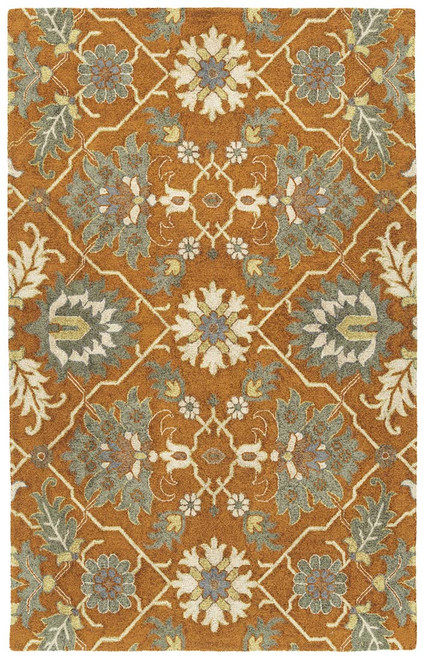 Kaleen Zocalo ZOC01-89 Orange Rug