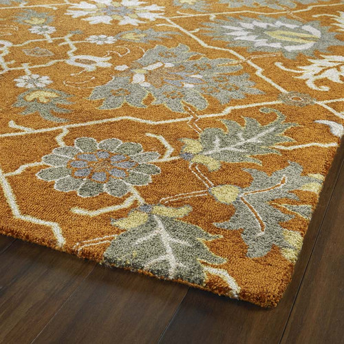 Kaleen Zocalo ZOC01-89 Orange Rug