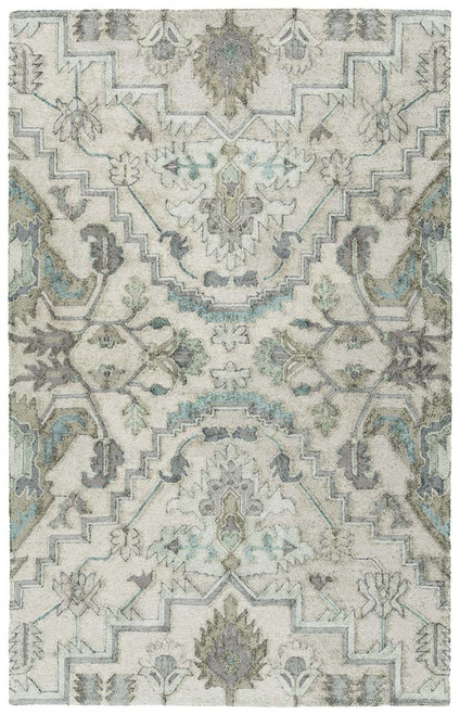 Kaleen Zocalo ZOC03-77 Silver Rug