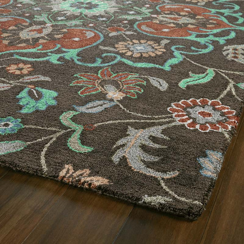 Kaleen Zocalo ZOC04-40 Chocolate Rug