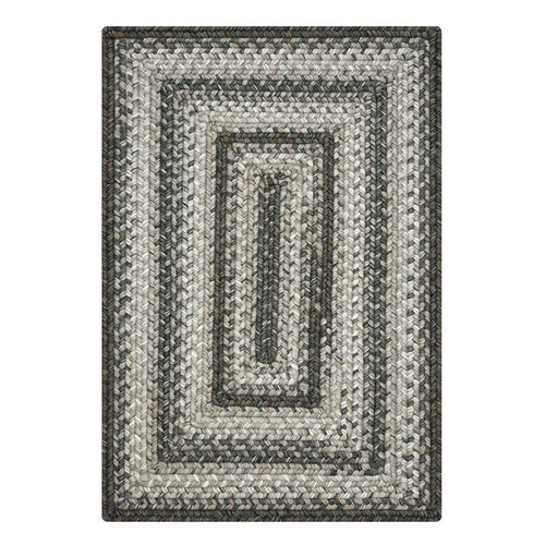 Graphite Ultra Durable Braided Rug