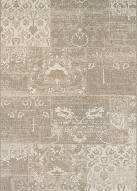 Couristan Afuera Country Cottage 5569 0609 Beige Ivory Rug