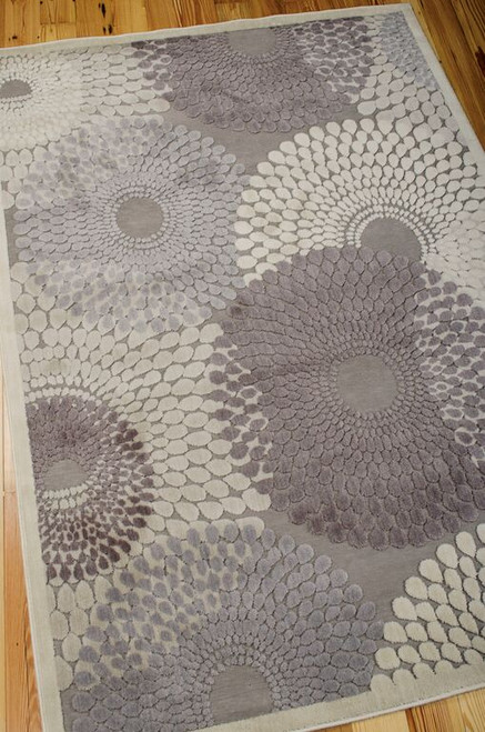 Graphic Illusions GIL04 Grey Rug by Nourison