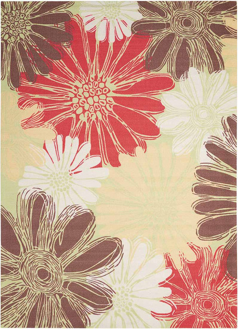 Home And Garden RS22 Green Outdoor Rug by Nourison
