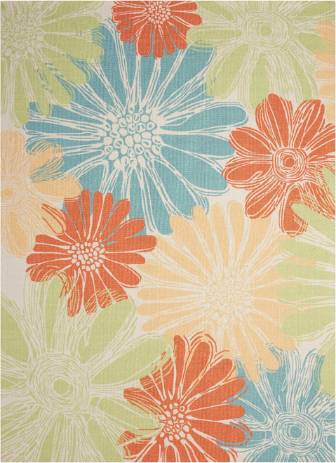 Home And Garden RS22 Ivory Outdoor Rug by Nourison