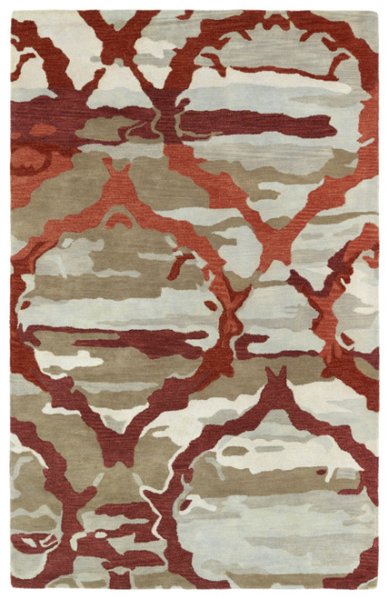 Kaleen Brushstrokes BRS02 25 Red Area Rug