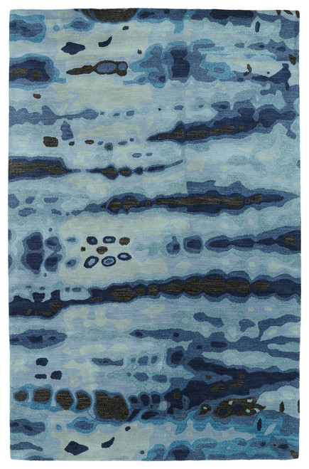 Kaleen Brushstrokes BRS03 17 Blue Area Rug