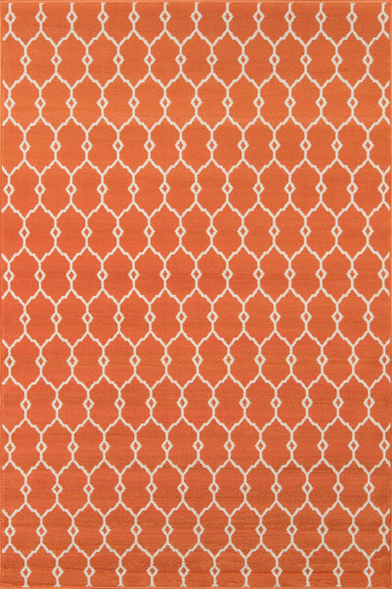 Baja BAJ-02 Orange Rug by Momeni