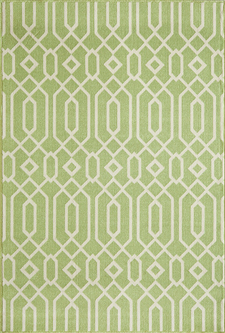 Baja BAJ-03 Green Rug by Momeni