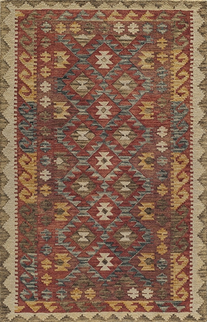 Momeni Tangier TAN-7 Red Rug