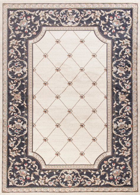 Kas Avalon 5614 Ivory Grey Courtyard Area Rug