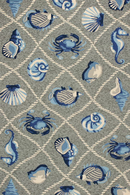 Kas Harbor 4219 Grey Seaside Area Rug