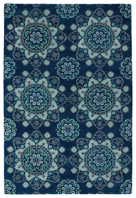 Kaleen Global Inspirations GLB12-22 Navy Rug