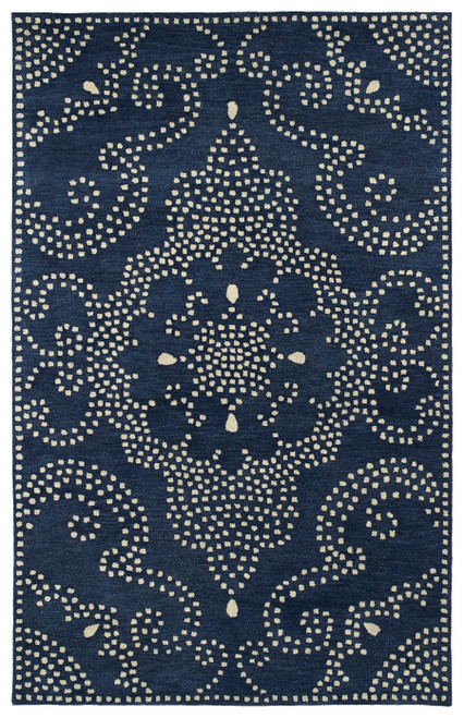 Kaleen Rosaic ROA02-22 Navy Rug