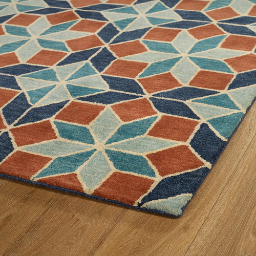 Kaleen Rosaic ROA04-78 Turquoise Rug