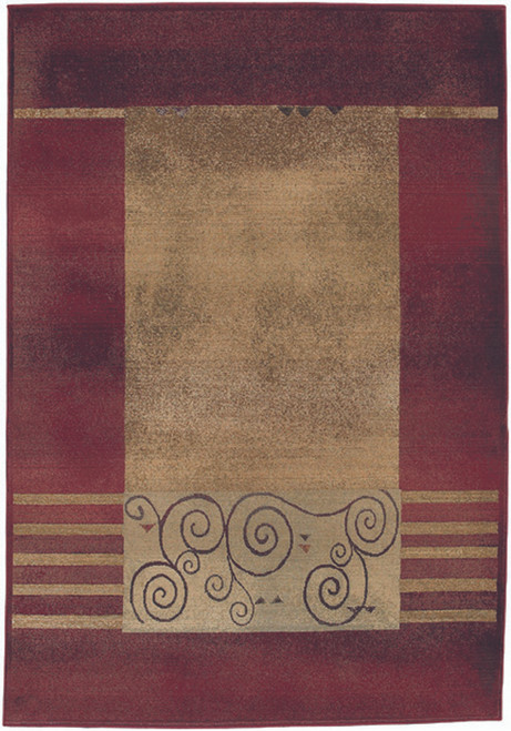 Oriental Weavers Generations 213r1 Dark Red Rug