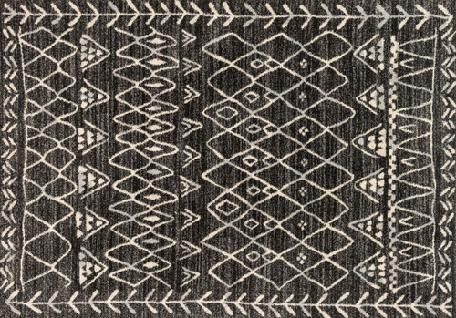 Loloi Emory EB-09 Black Ivory Rug