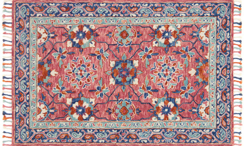 Loloi Zharah ZR-03 Rose Denim Rug