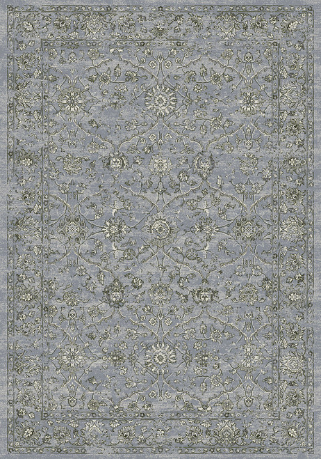 Dynamic Ancient Garden 57136 4646 Steel Blue Cream Rug