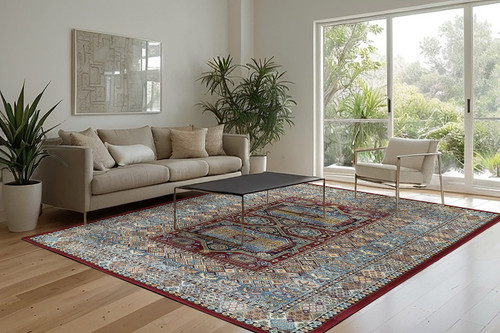 Dynamic Ancient Garden 57147 1454 Red Rug