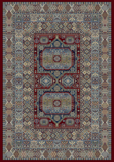 Dynamic Ancient Garden 57147 1454 Red Rug