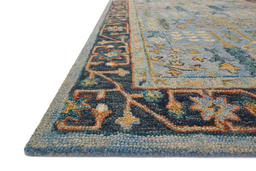 Loloi Victoria VK-12 Light Blue Dark Blue Rug