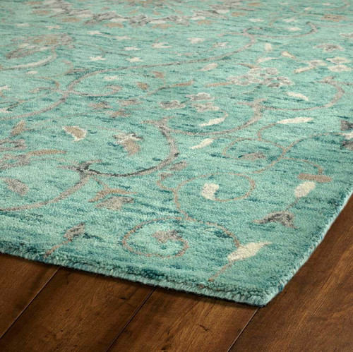 Kaleen Chancellor CHA01-78 Turquoise Rug