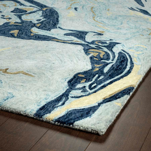 Kaleen Marble MBL01-17 Blue Rug