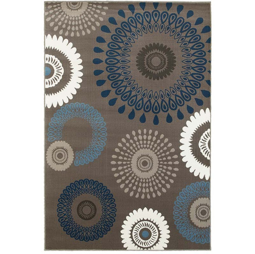 LR Resources Adana 80373 Charcoal Rug