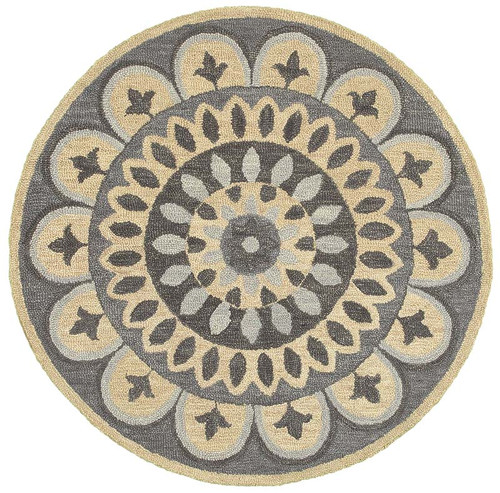 LR Resources Dazzle 54054 Gray Rug