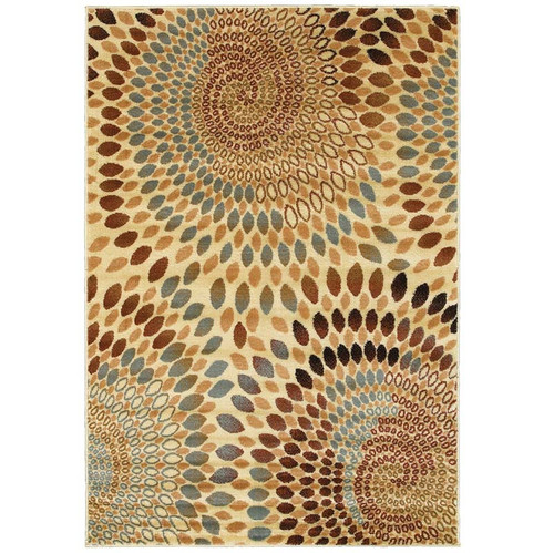 LR Resources Grace 81105 Cream Rug