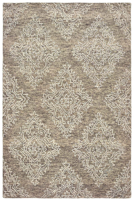 LR Resources Karma 21045 Khaki Rug