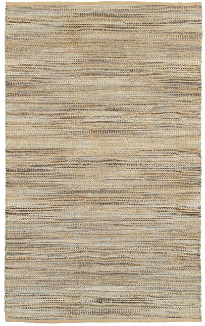 LR Resources Natural Fiber 03338 Navy Rug