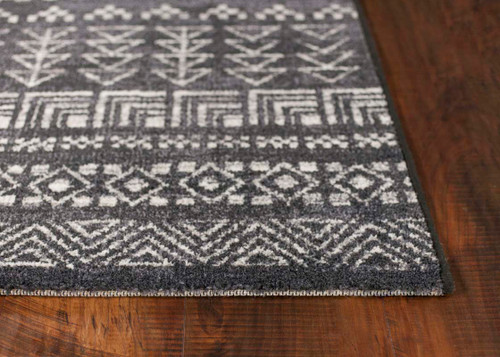 Kas Carmen 7610 Charcoal Tulum Rug