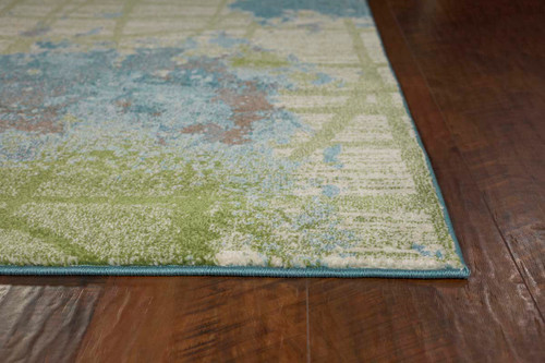 Kas Illusions 6207 Green Blue Visions Rug
