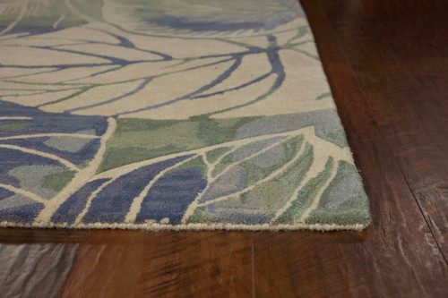 Kas Sparta 3105 Blue Green Silhoutte Rug