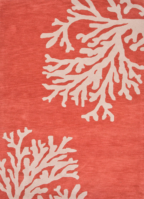 Jaipur COS02 Coastal Seaside Bough Apricot brandy Rug