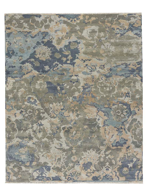 Capel Ellerbe 1095 440 Azure Multi Rug