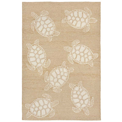 TransOcean Liora Manne Capri 1634/12 Turtle Neutral Rug